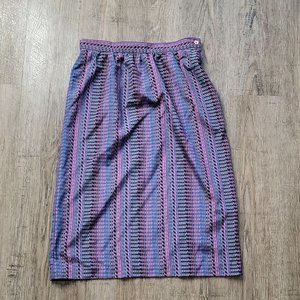 MJ Concepts in Sportswear Classy Vintage Skirt ~ Sz 11 ~ Knee Length ~ Purple
